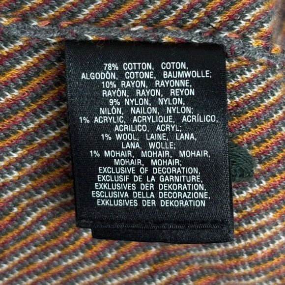 Anthropologie Knitted Knotted Beaded Lanka Sweater Dress L Boho Nordic Fair Isle - Picture 7 of 11